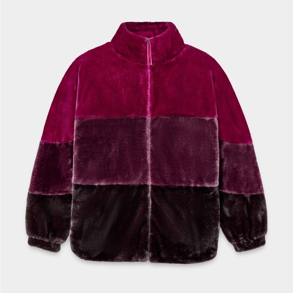NWOT UGG Elania Faux Fur Jacket - Medium
